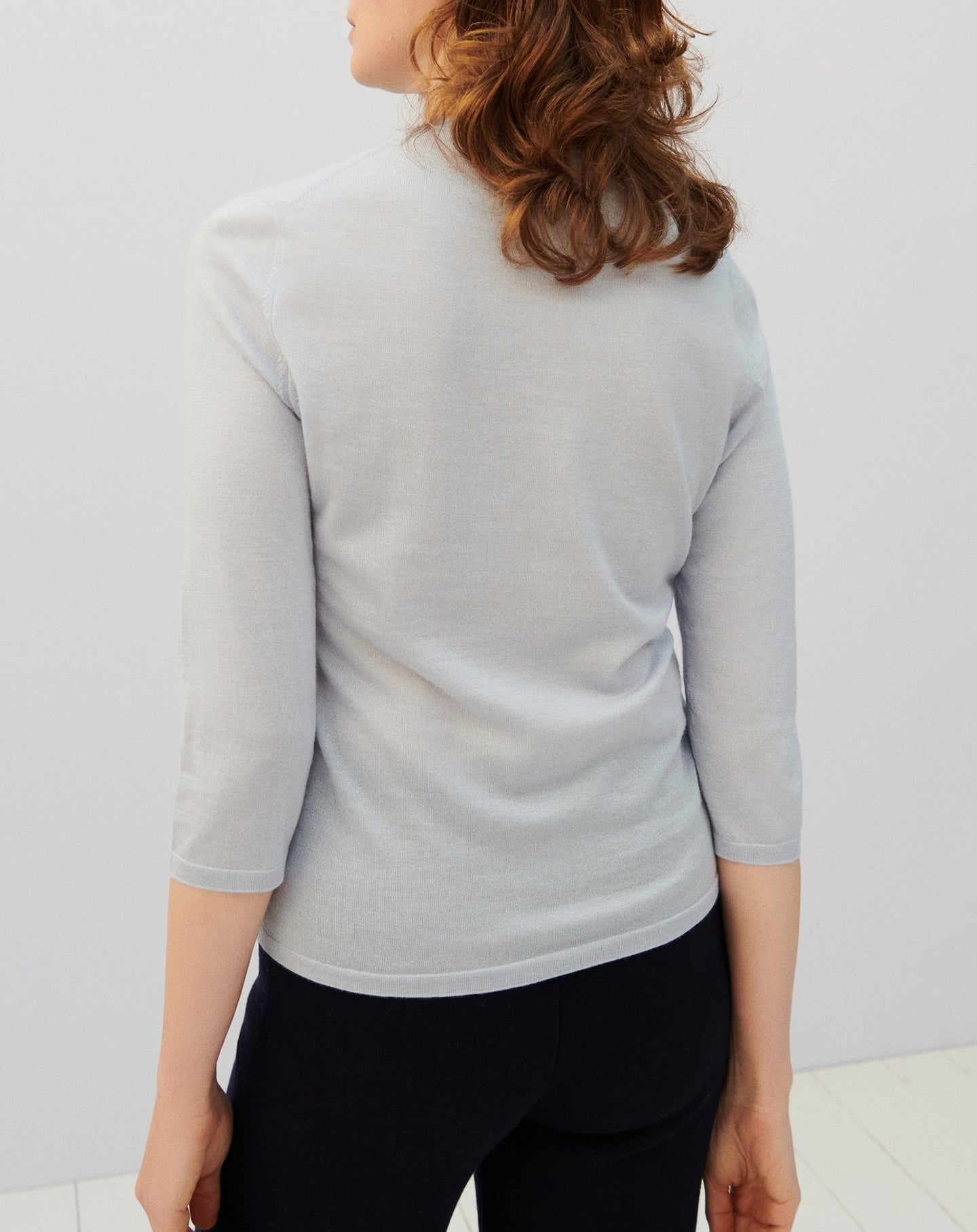 RECO85Pull Col Rond - Bleu Ciel