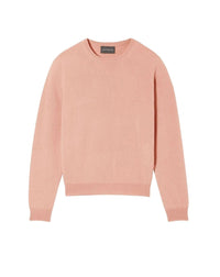 Classic cashmere crew neck jumper - Blush