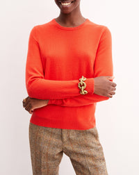 Pull ras de cou classique en cachemire - Lipstick