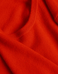 Pull ras de cou classique en cachemire - Lipstick