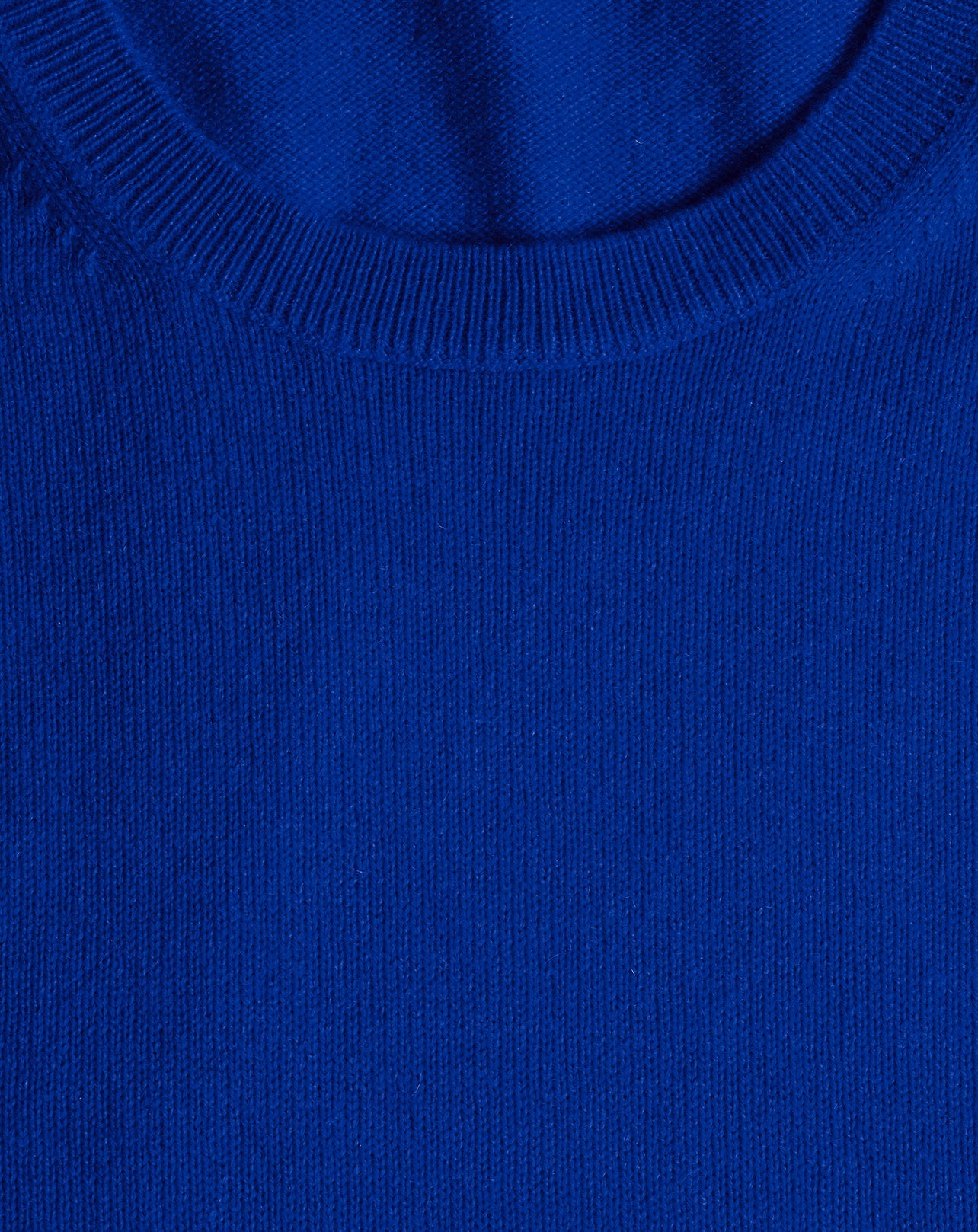 Pull cintré à fentes en cachemire et soie - Royal