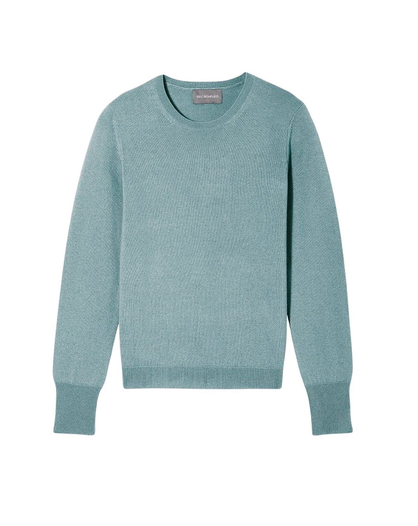 Slim-fit cashmere and silk slit jumper - Horizon