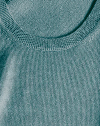Slim-fit cashmere and silk slit jumper - Horizon