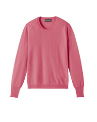 Slim-fit cashmere and silk slit jumper - Bois de Rose