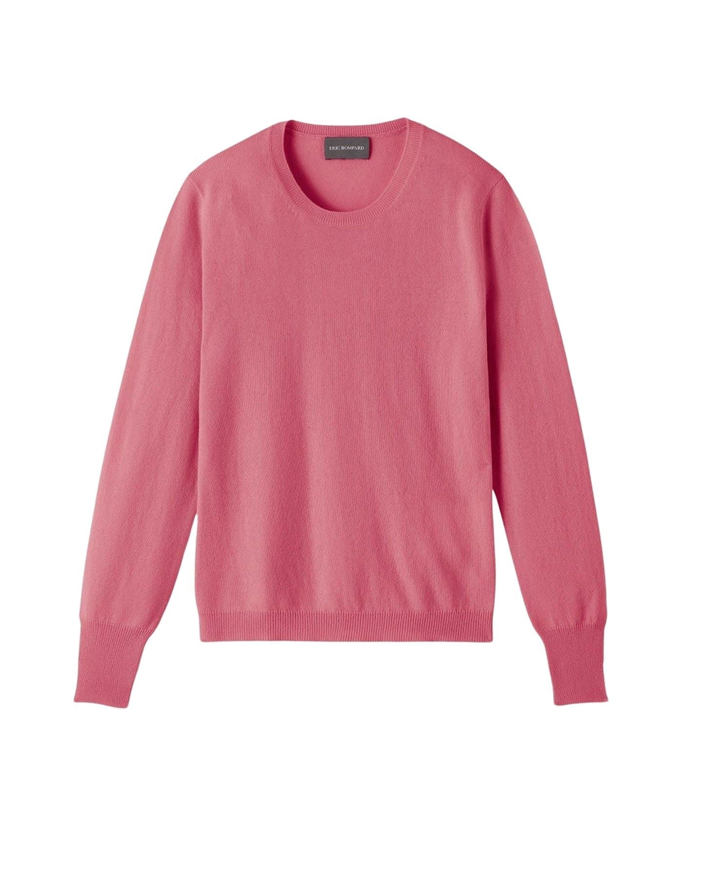 Slim-fit cashmere and silk slit jumper - Bois de Rose