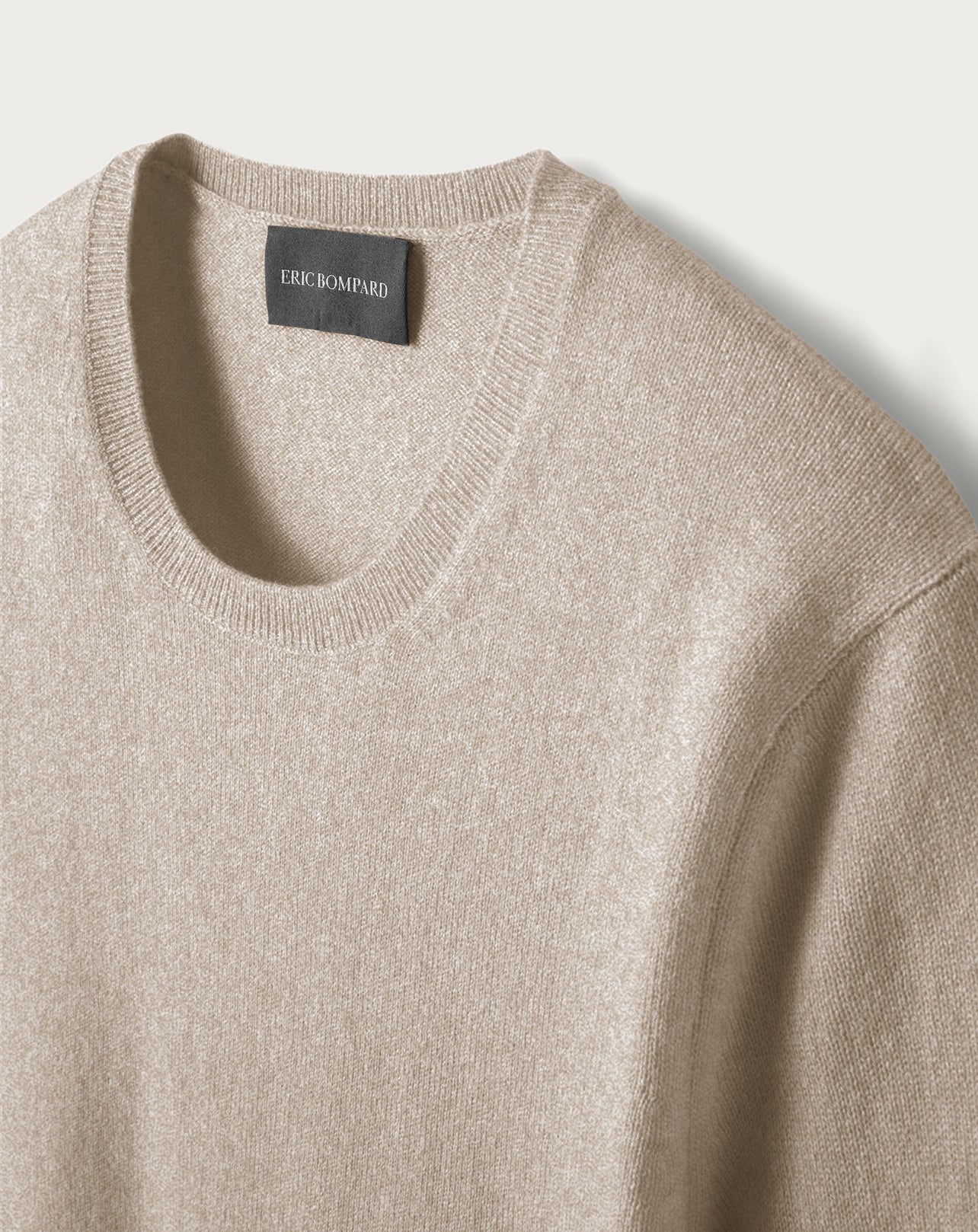 Slim-fit cashmere and silk crew-neck jumper with slits - Zanskar