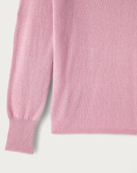 Pull col rond décolleté danseuse  en cachemire -  Azalee