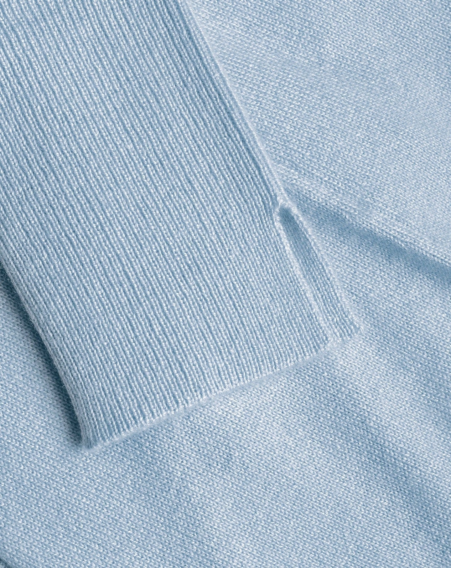 RECO75Ras de cou décolleté danseuse fentes poignets - Bleu