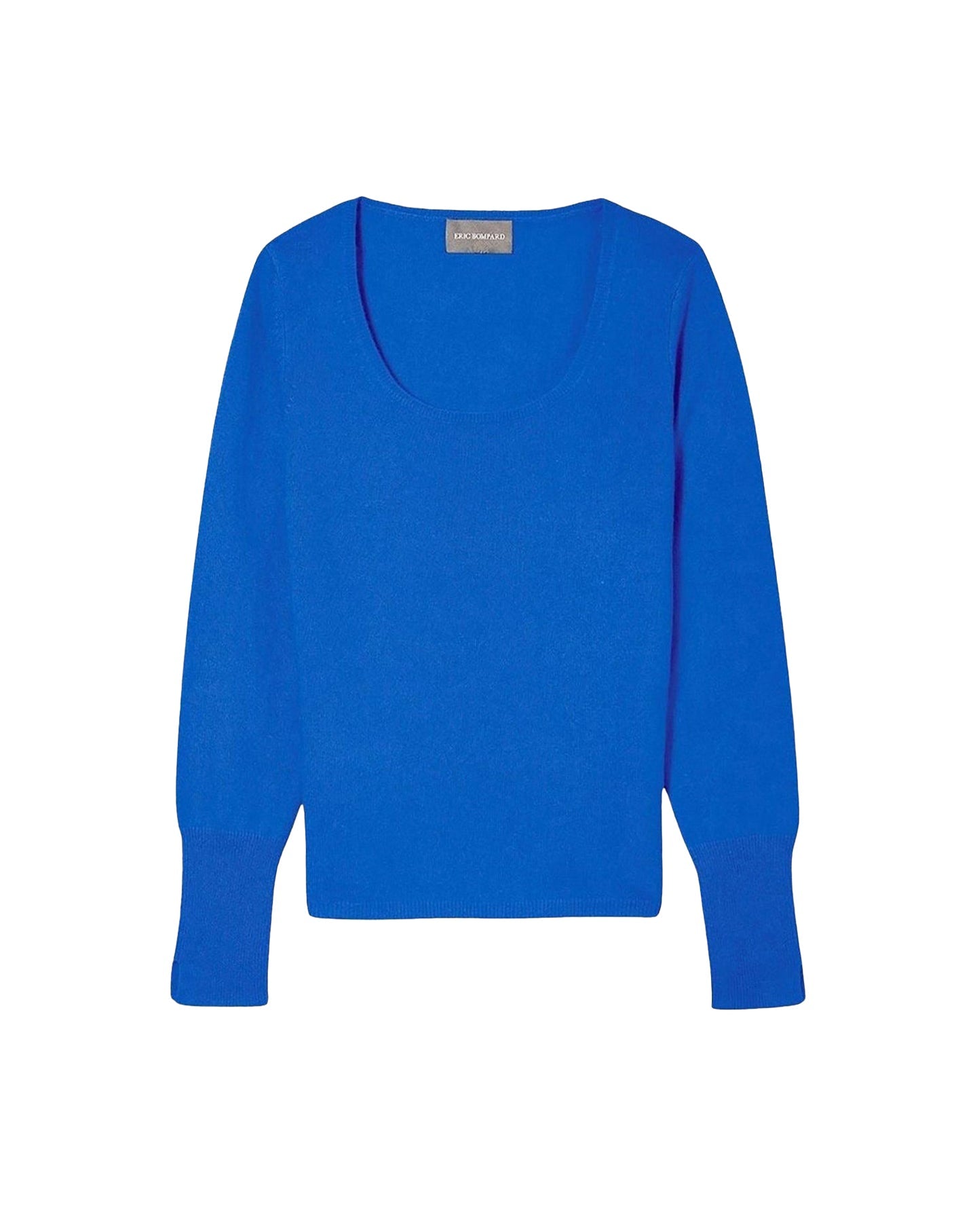 RECO75Ras de cou décolleté danseuse fentes poignets - Bleu