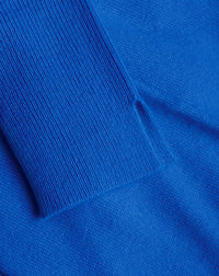 Cashmere choker jumper - Cobalt