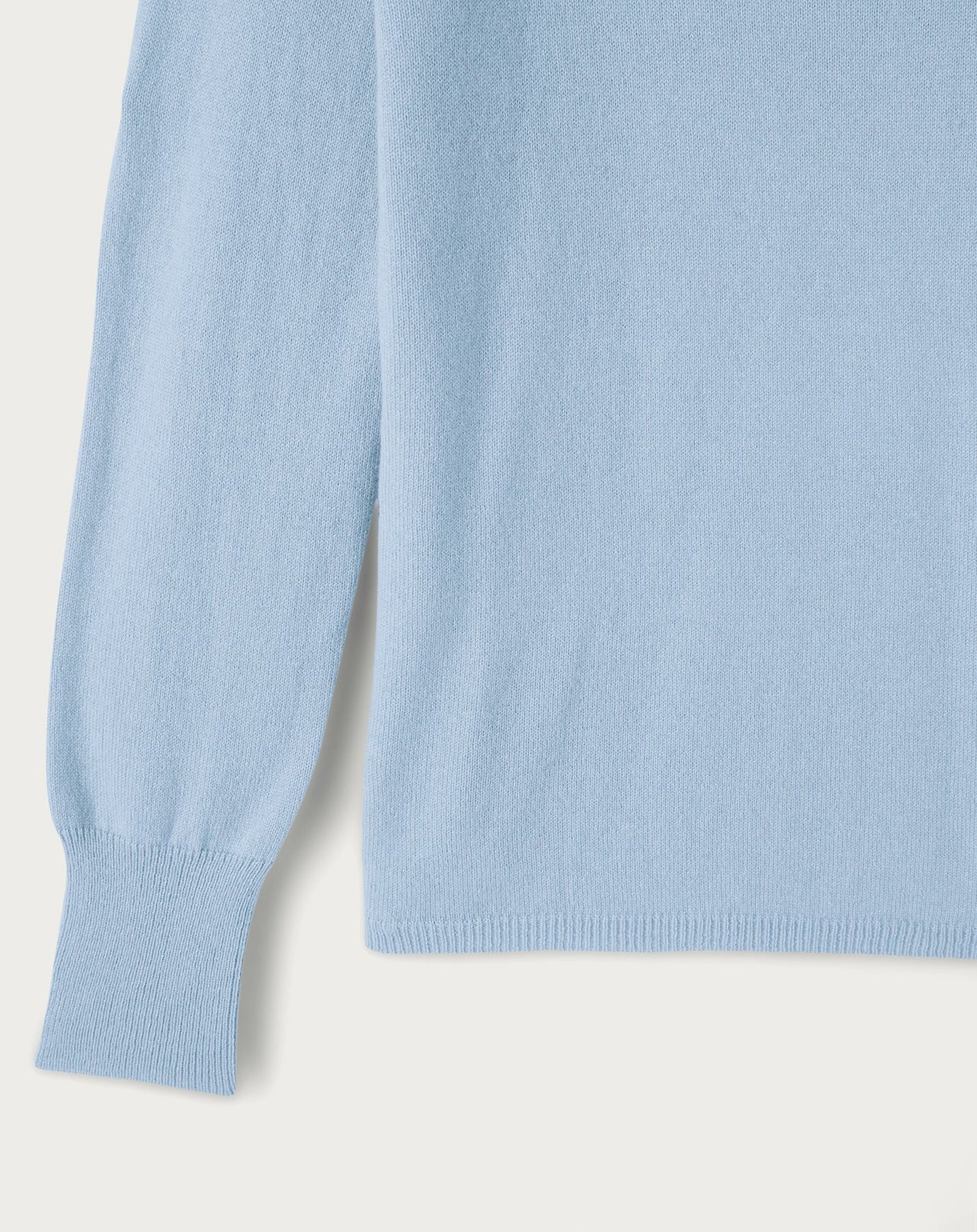 RECO75Ras De Cou Décolleté Danseuse Fentes Poignets - Bleu Poete