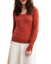 Cashmere choker jumper - Cobalt