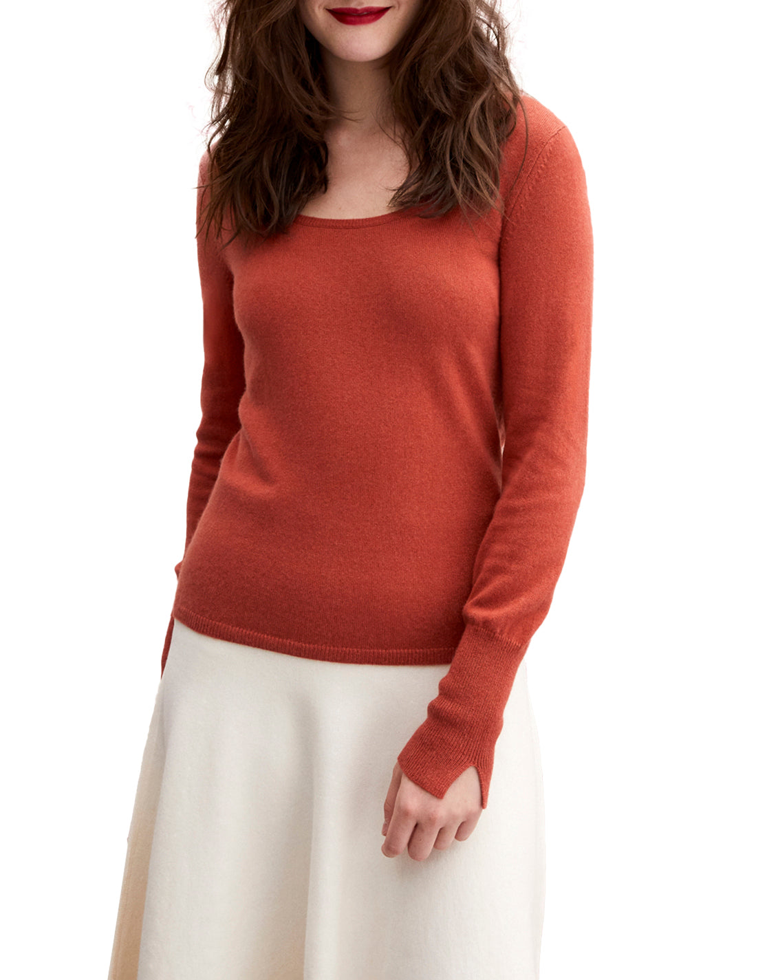 Cashmere choker jumper - Cobalt
