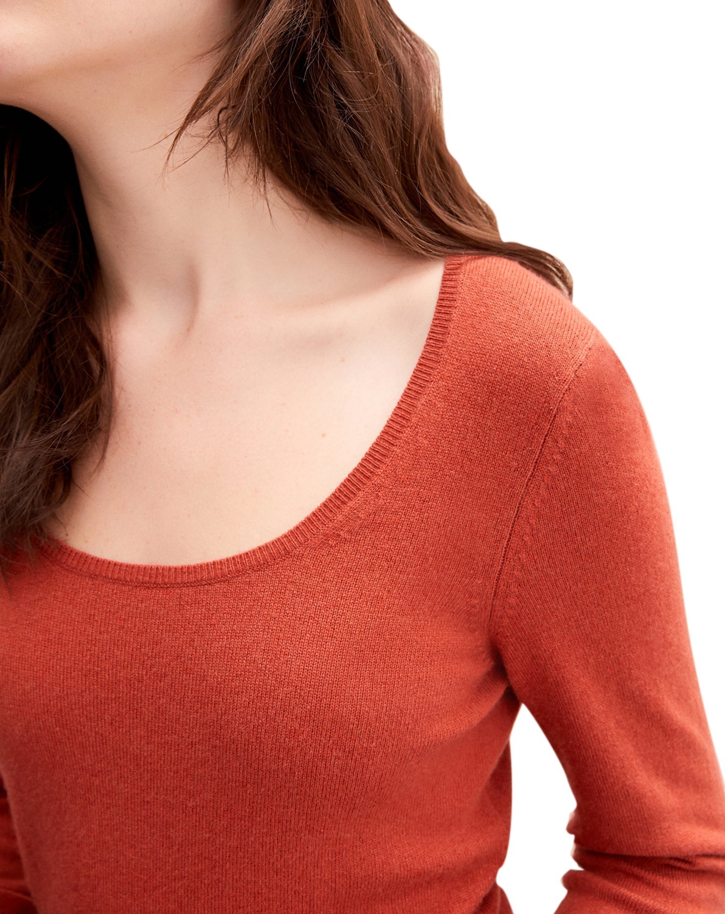 Cashmere choker jumper - Cobalt