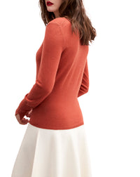 Cashmere choker jumper - Cobalt