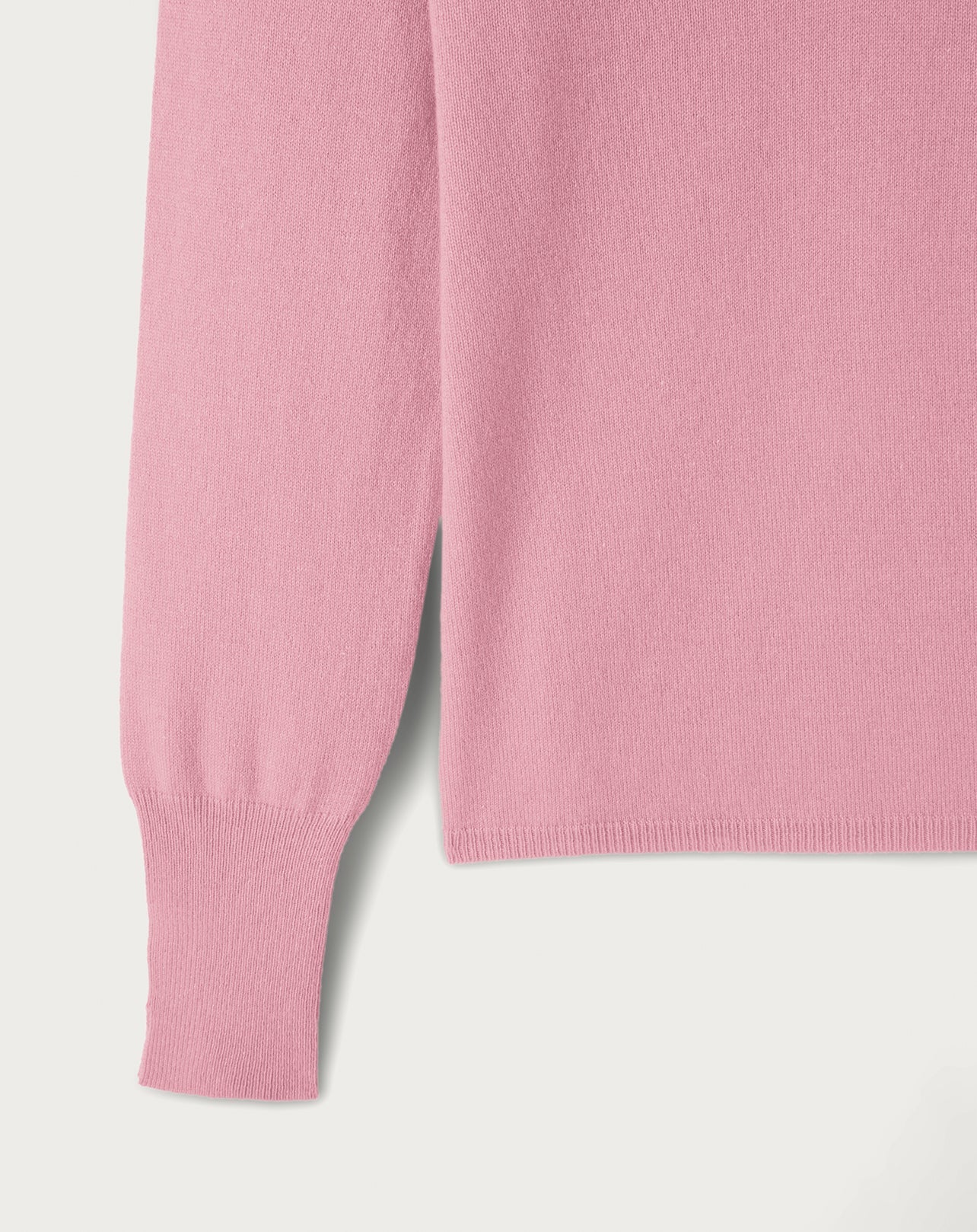 Slim-fit V-neck cashmere and silk slit jumper - Azalée