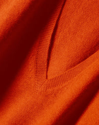 Slim-fit cashmere jumper with slit cuffs - Passion