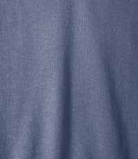 Ultra-fine cashmere V jumper - Denim