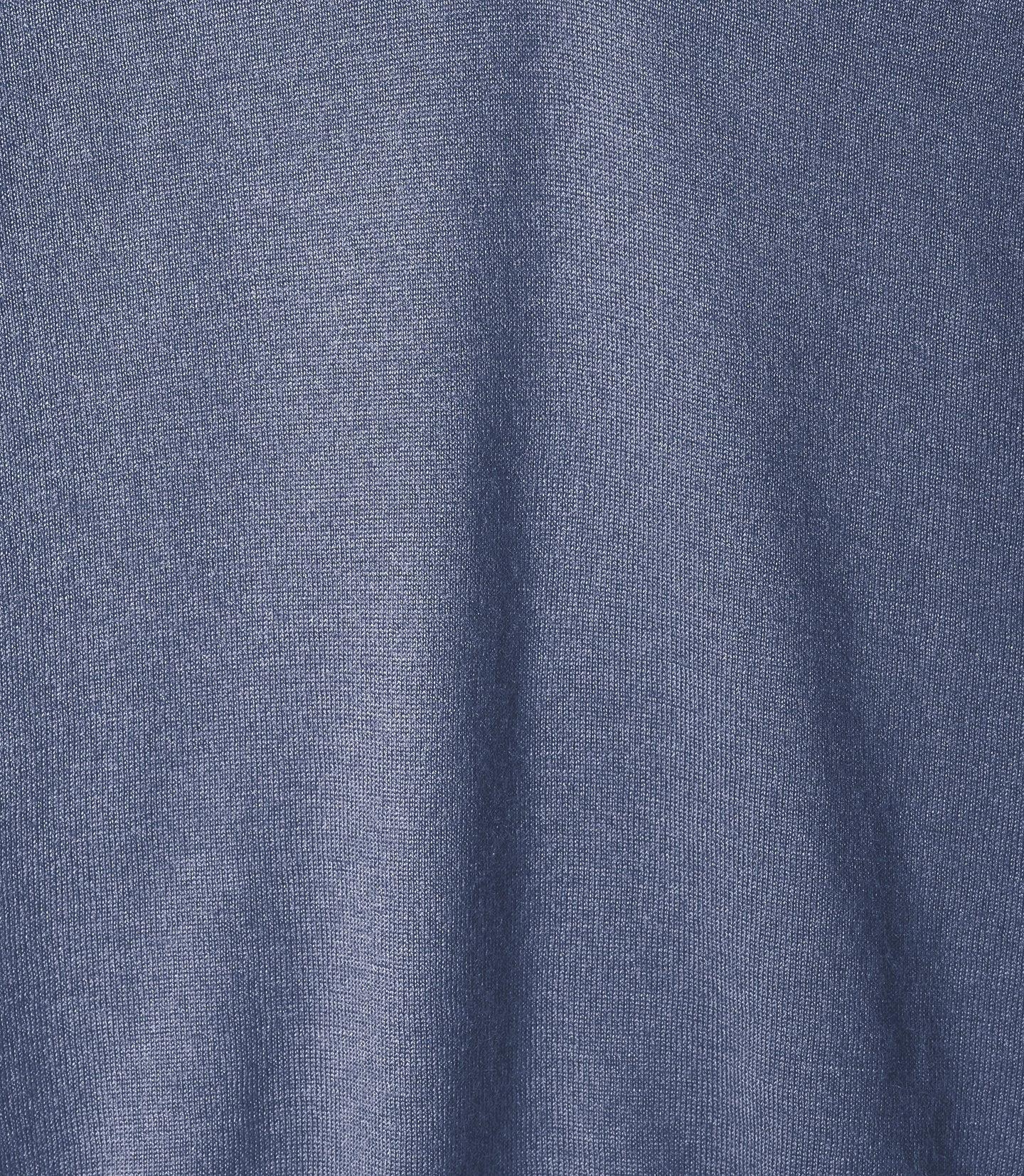Ultra-fine cashmere V jumper - Denim