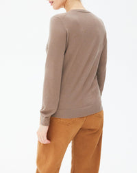 Ultra-fine cashmere V-neck jumper - Coriandre