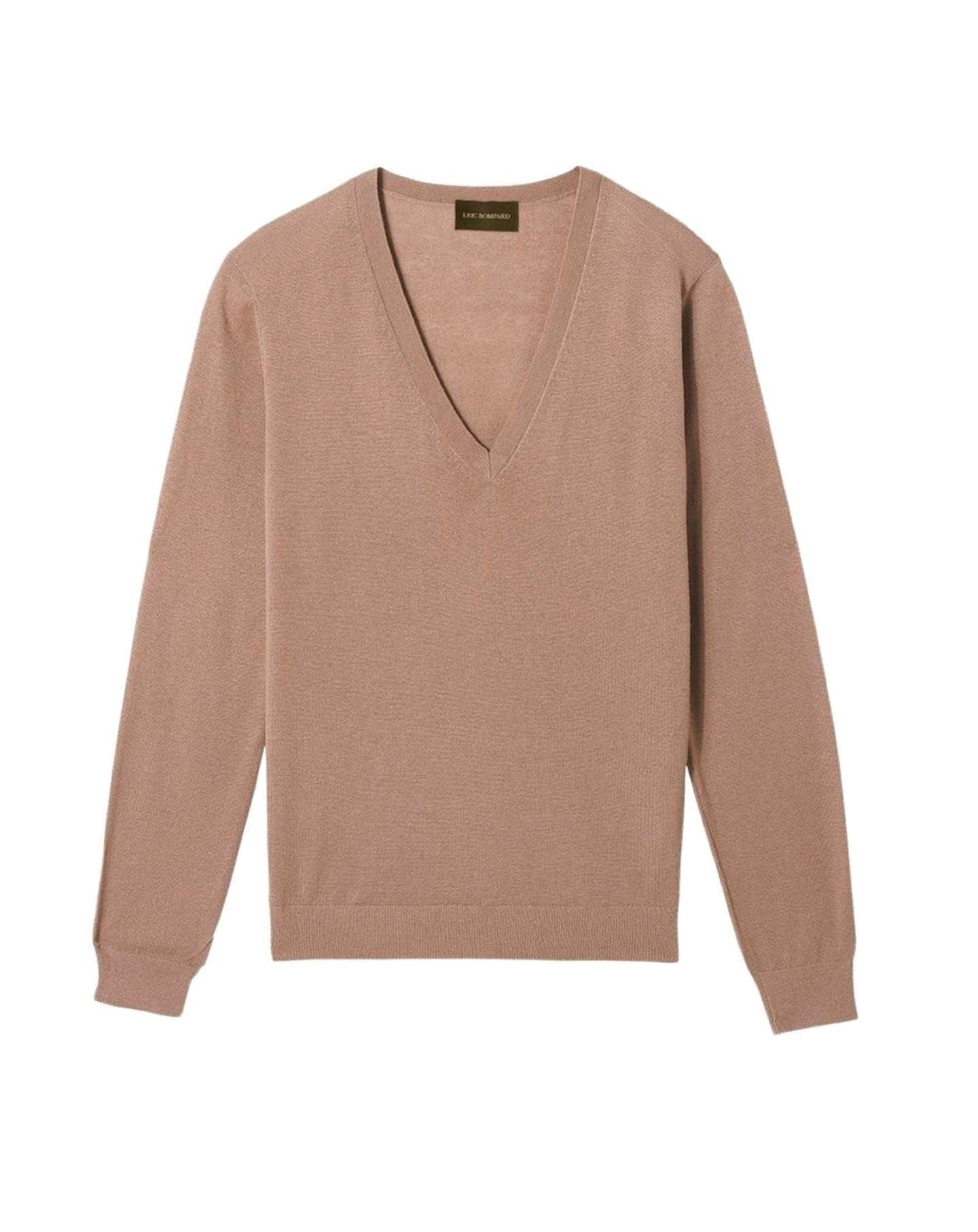 Ultra-fine cashmere V-neck jumper - Coriandre