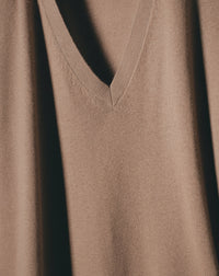 Ultra-fine cashmere V-neck jumper - Coriandre