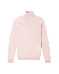 Classic cashmere turtleneck jumper - Aubepine mottled