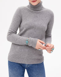 Cashmere turtleneck jumper - Flannel