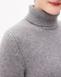 Cashmere turtleneck jumper - Flannel