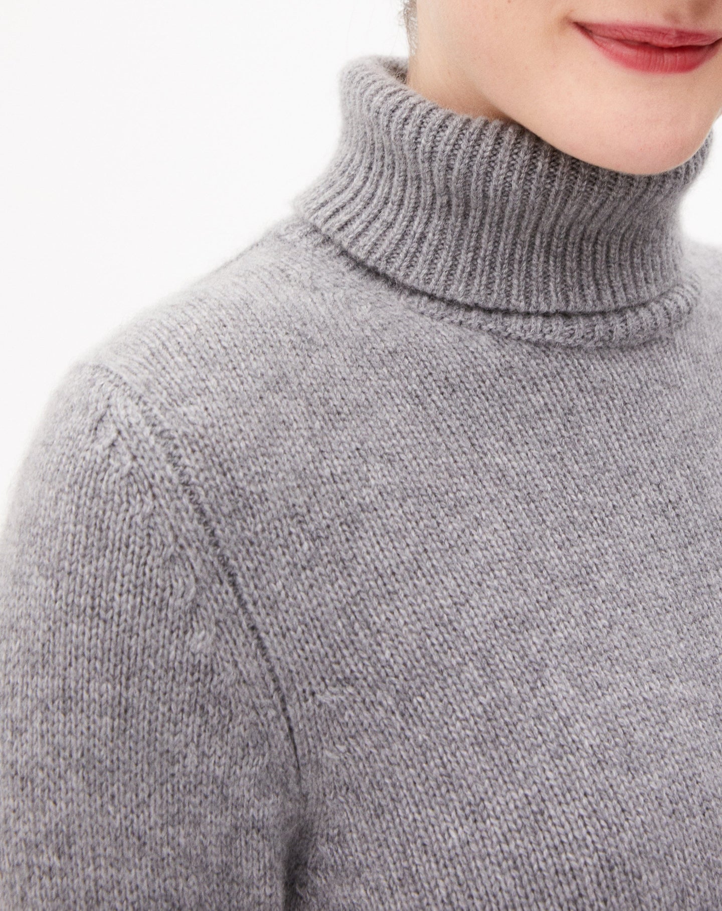 Cashmere turtleneck jumper - Flannel