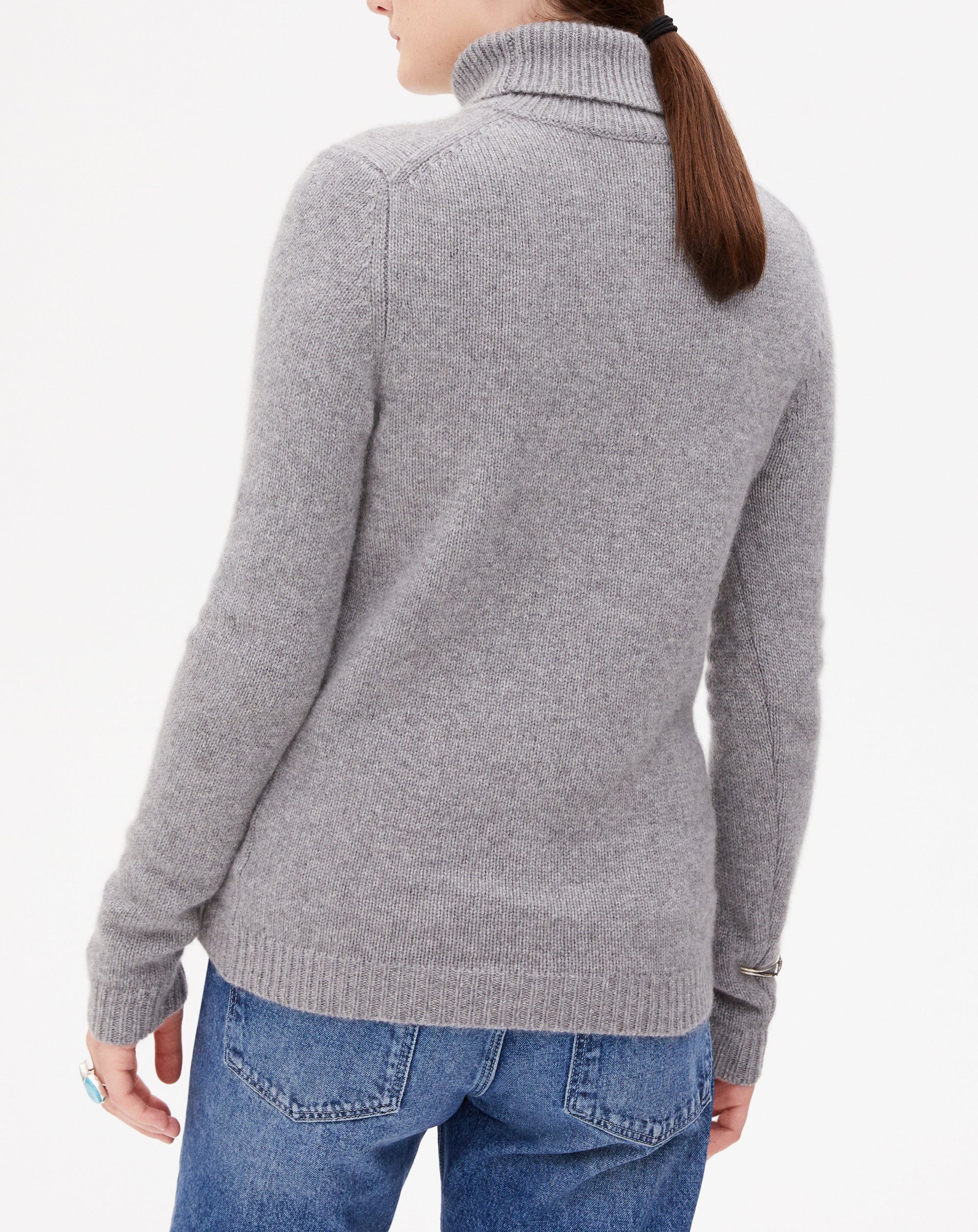 Cashmere turtleneck jumper - Flannel