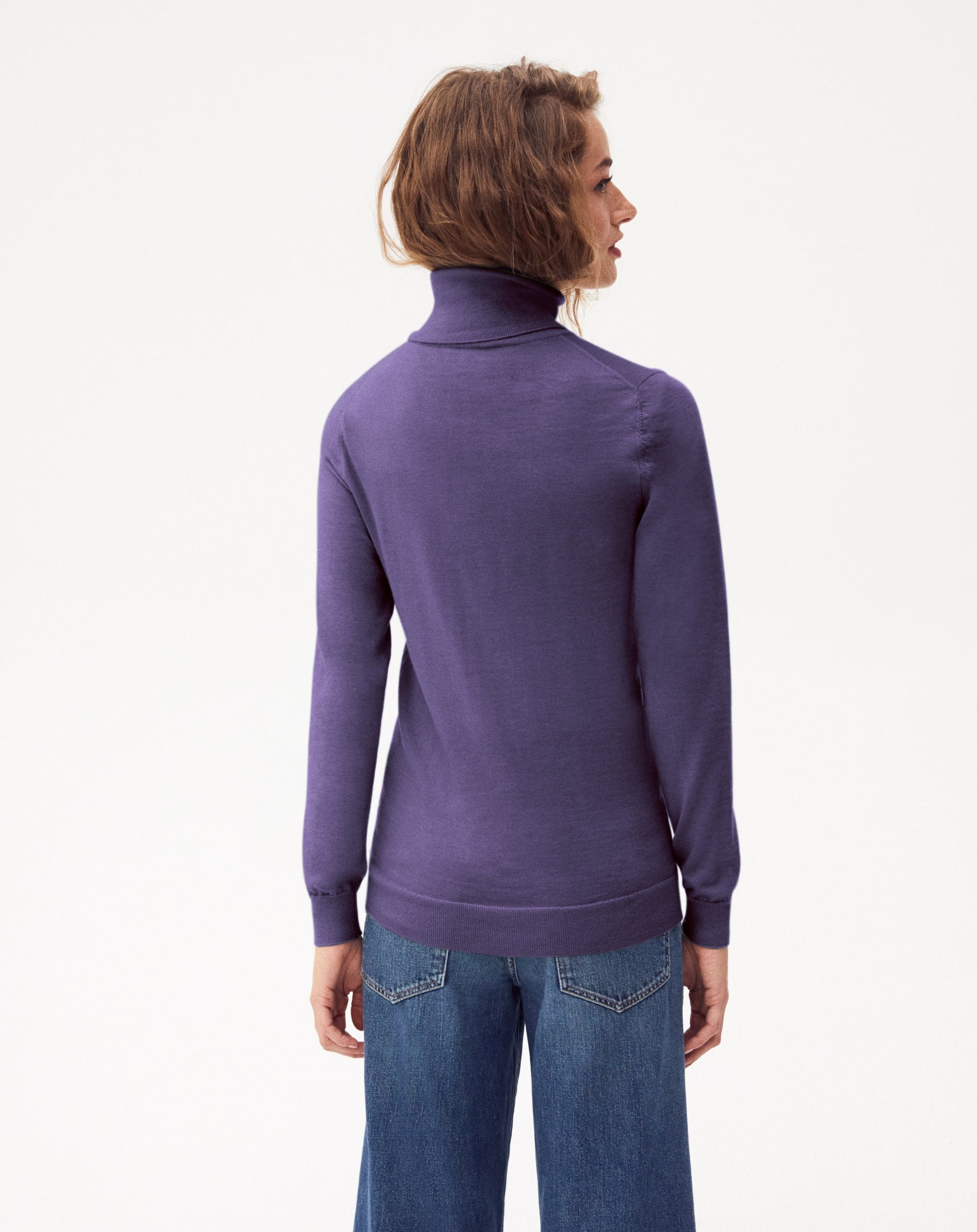 Ultra-fine cashmere turtleneck jumper - Guenievre