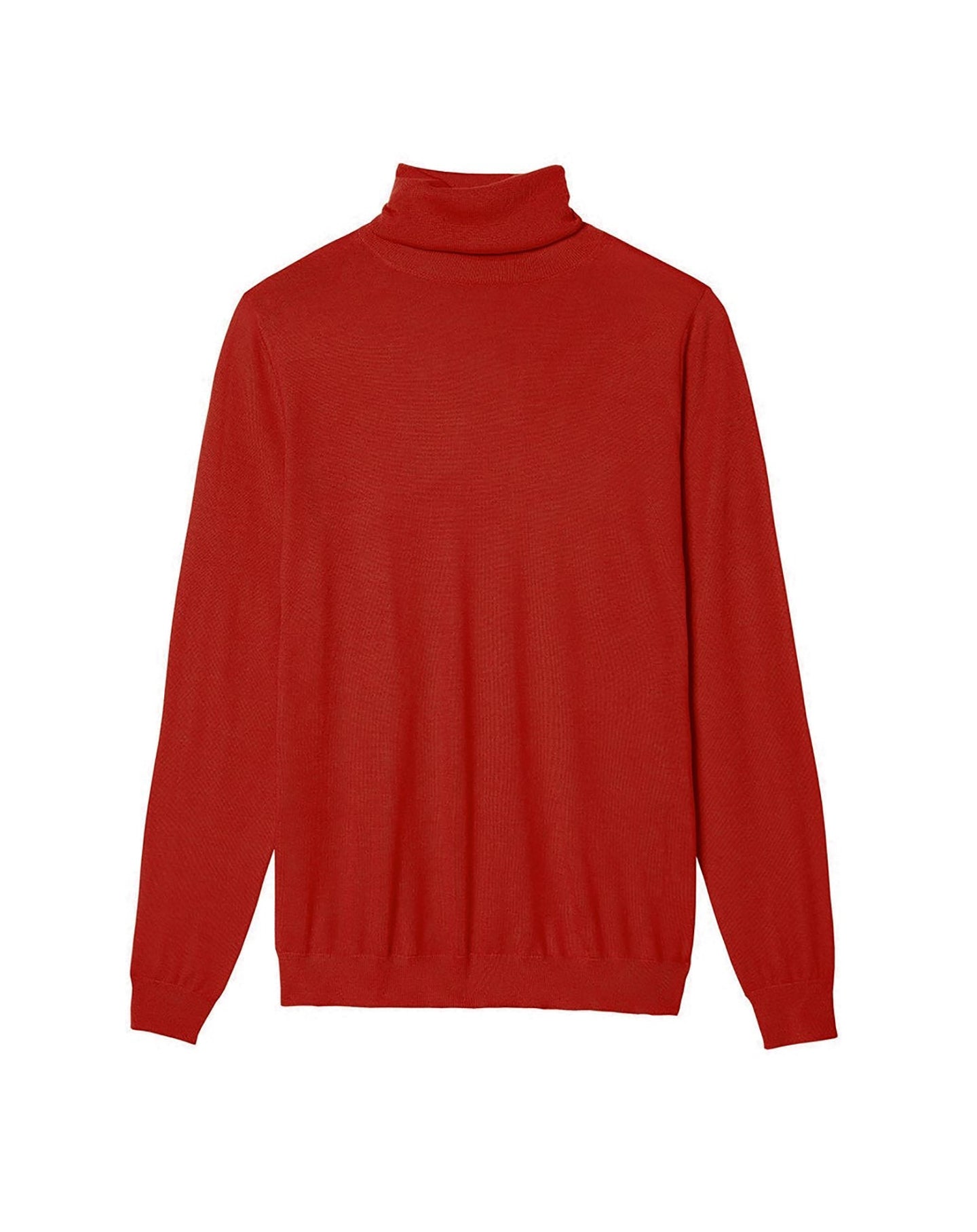 Pull col roulé ultrafin en cachemire - Piment