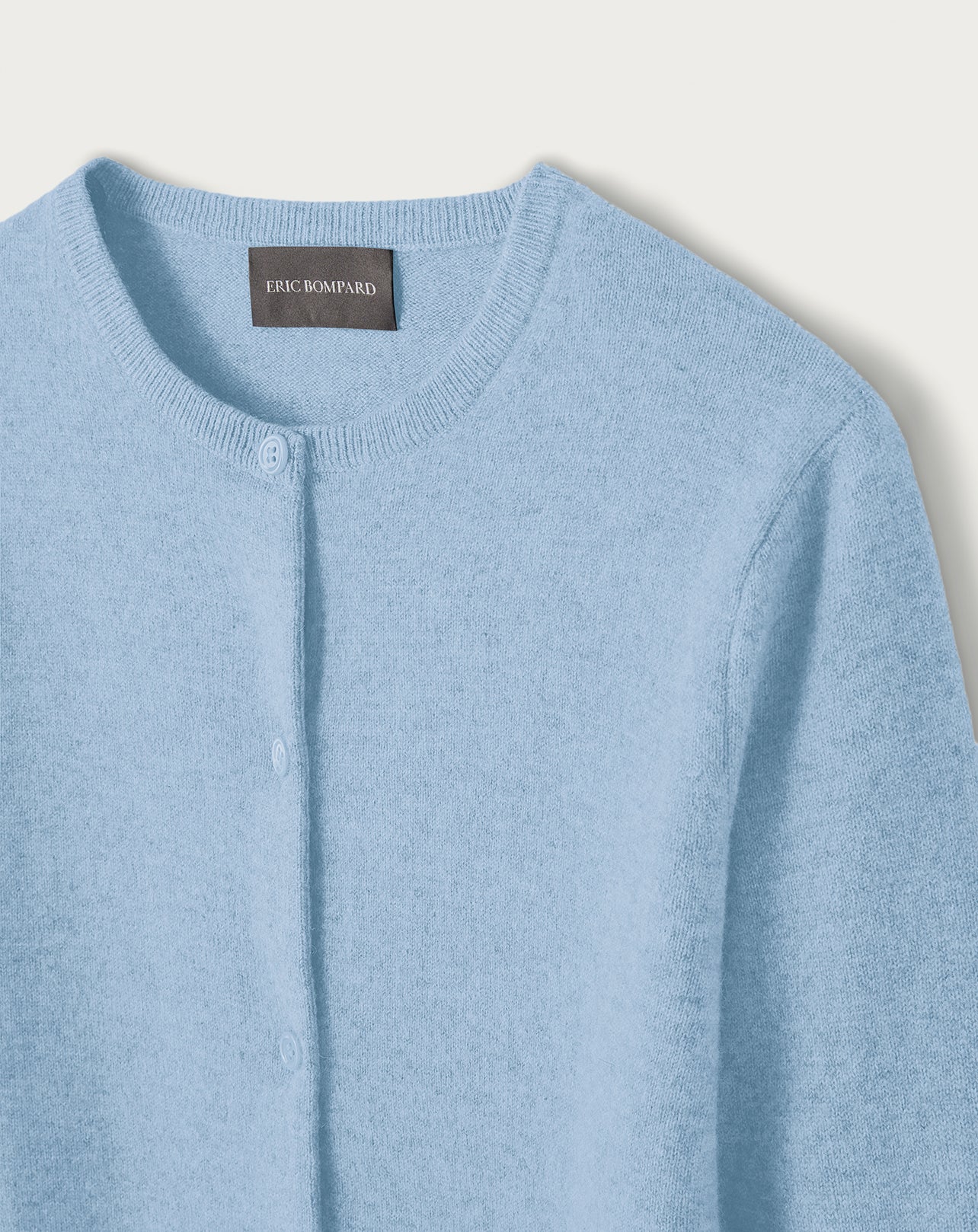 Classic cashmere cardigan - Blue Poet