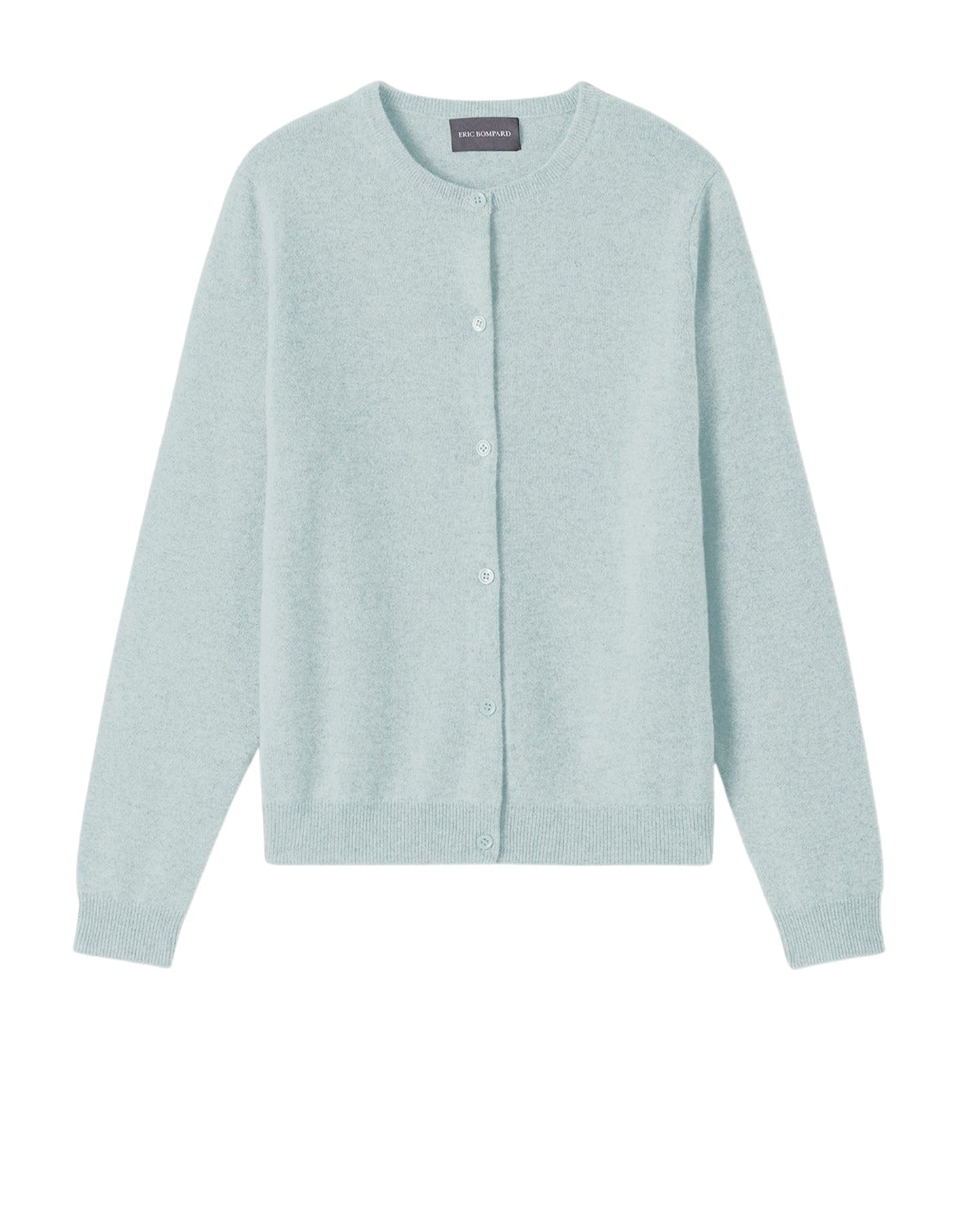 Classic cashmere round neck cardigan - Pierre De Lune