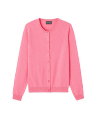Eric Bompard X Olivier Masmonteil Classic Cashmere Cardigan - Rose Lueur