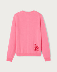 Eric Bompard X Olivier Masmonteil Classic Cashmere Cardigan - Rose Lueur