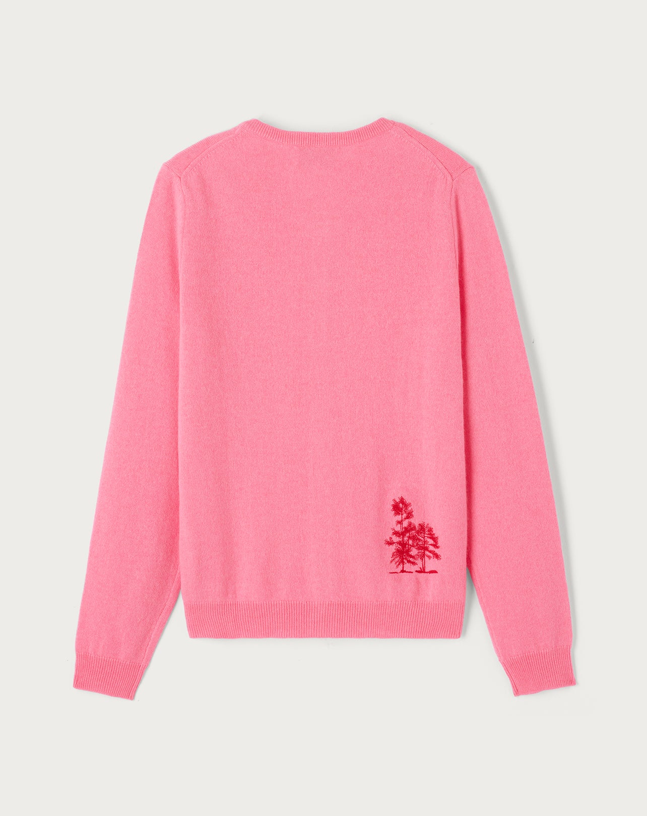Eric Bompard X Olivier Masmonteil Classic Cashmere Cardigan - Rose Lueur