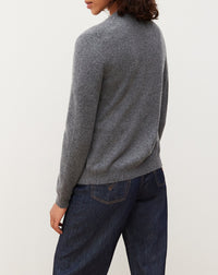 Cardigan classique en cachemire - Graphite