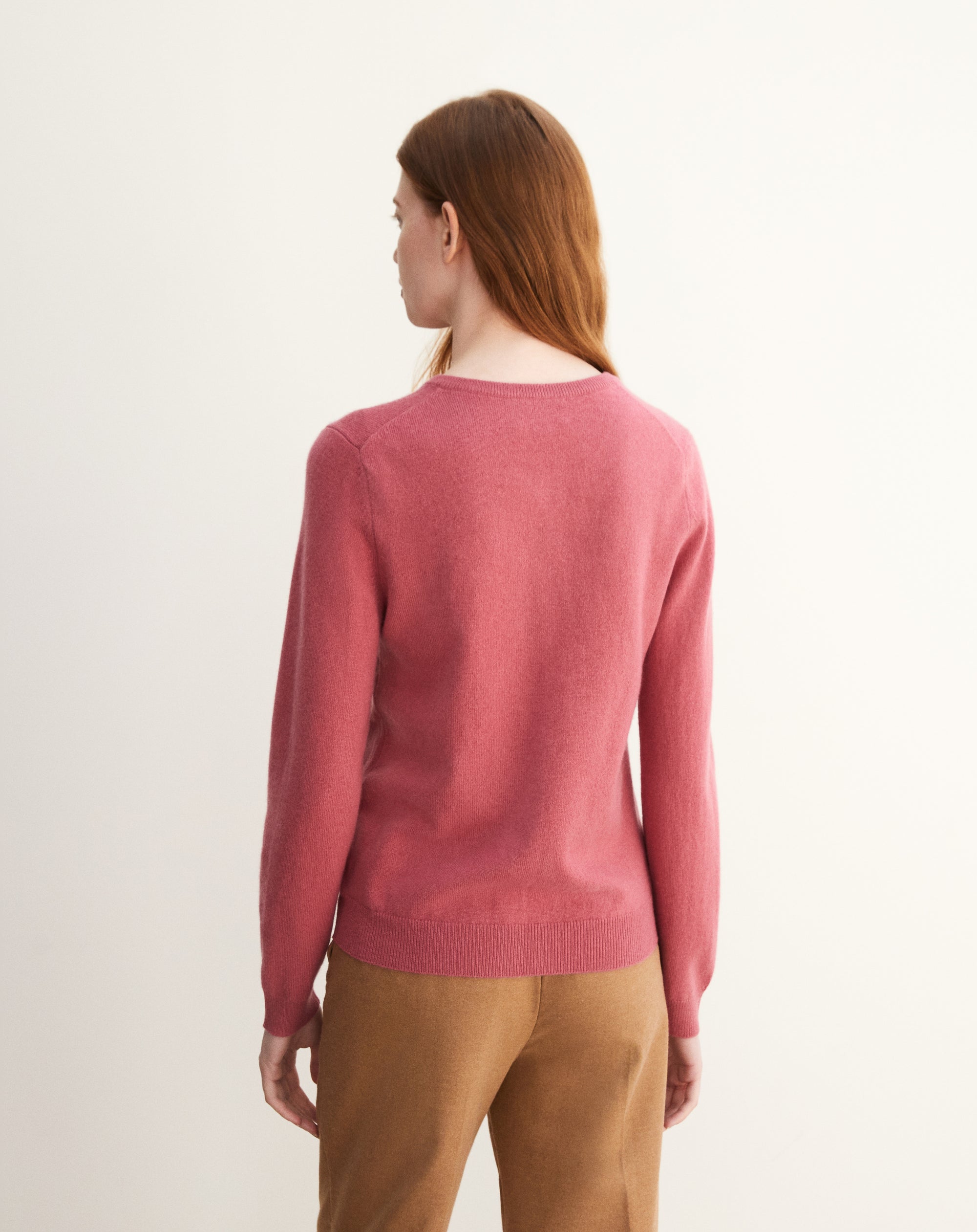 Classic cashmere cardigan - Bois de Rose