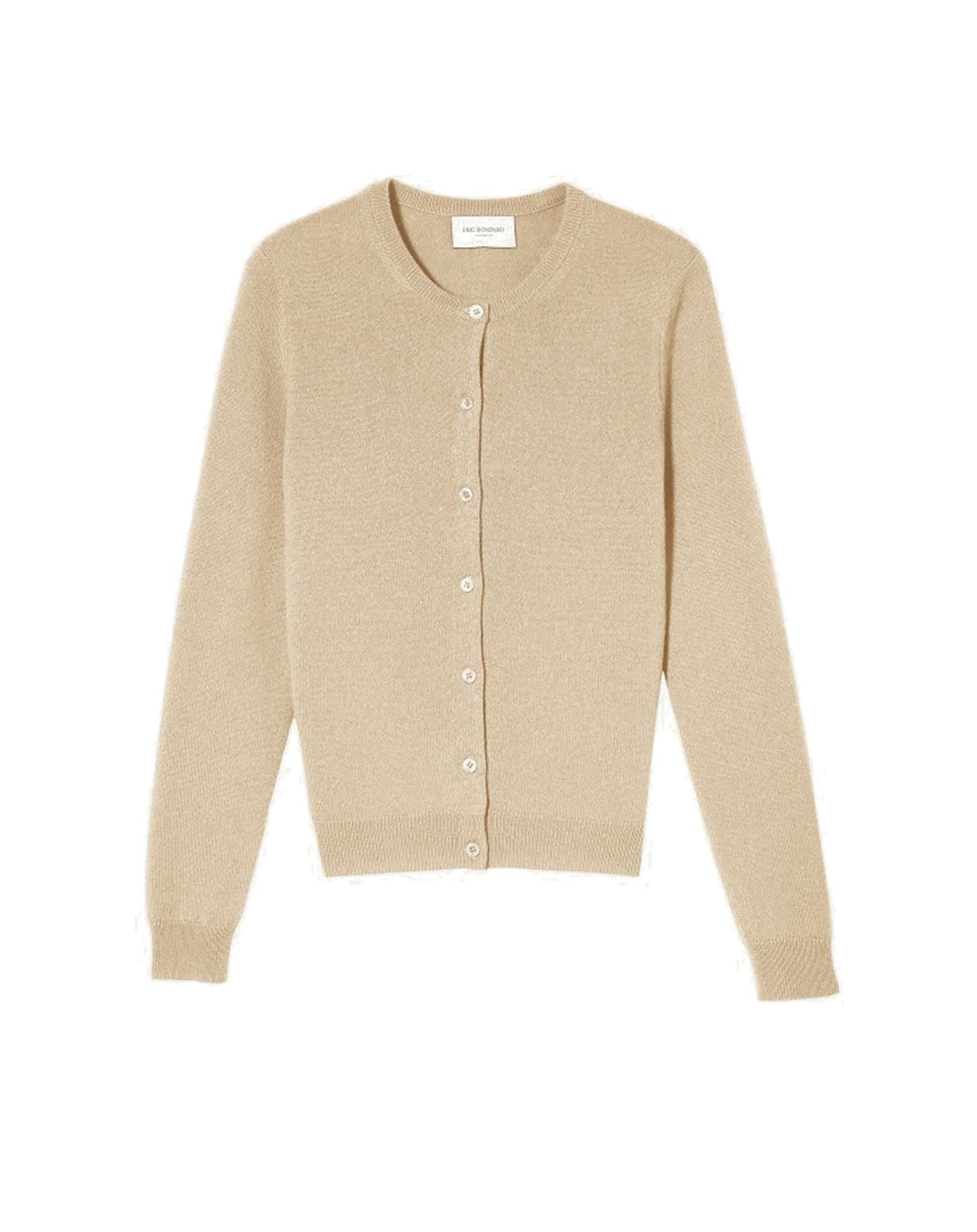 Classic cashmere cardigan - Sepia