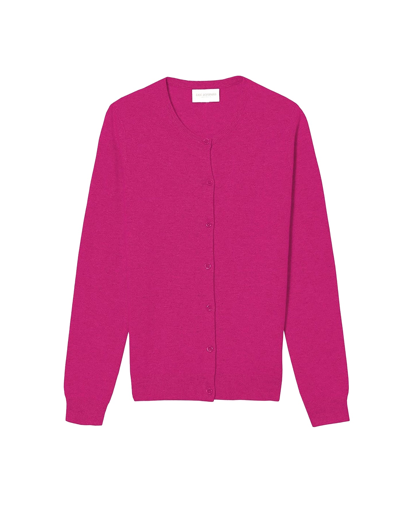 Classic cashmere cardigan - Fuchsia