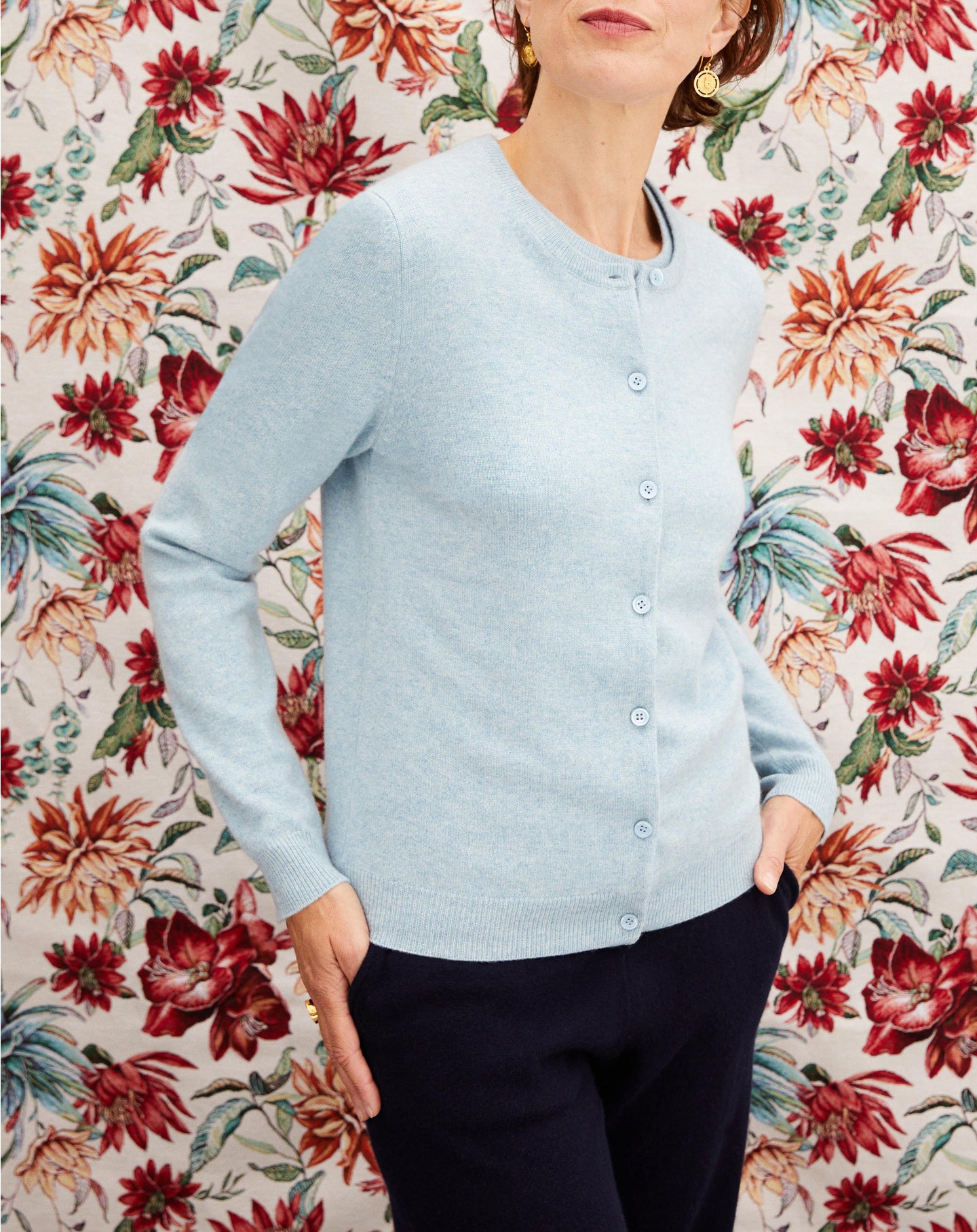 Classic cashmere cardigan - Jean