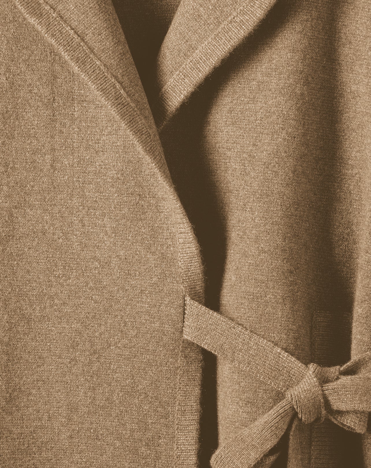 Manteau ample Milano en cachemire - Camel