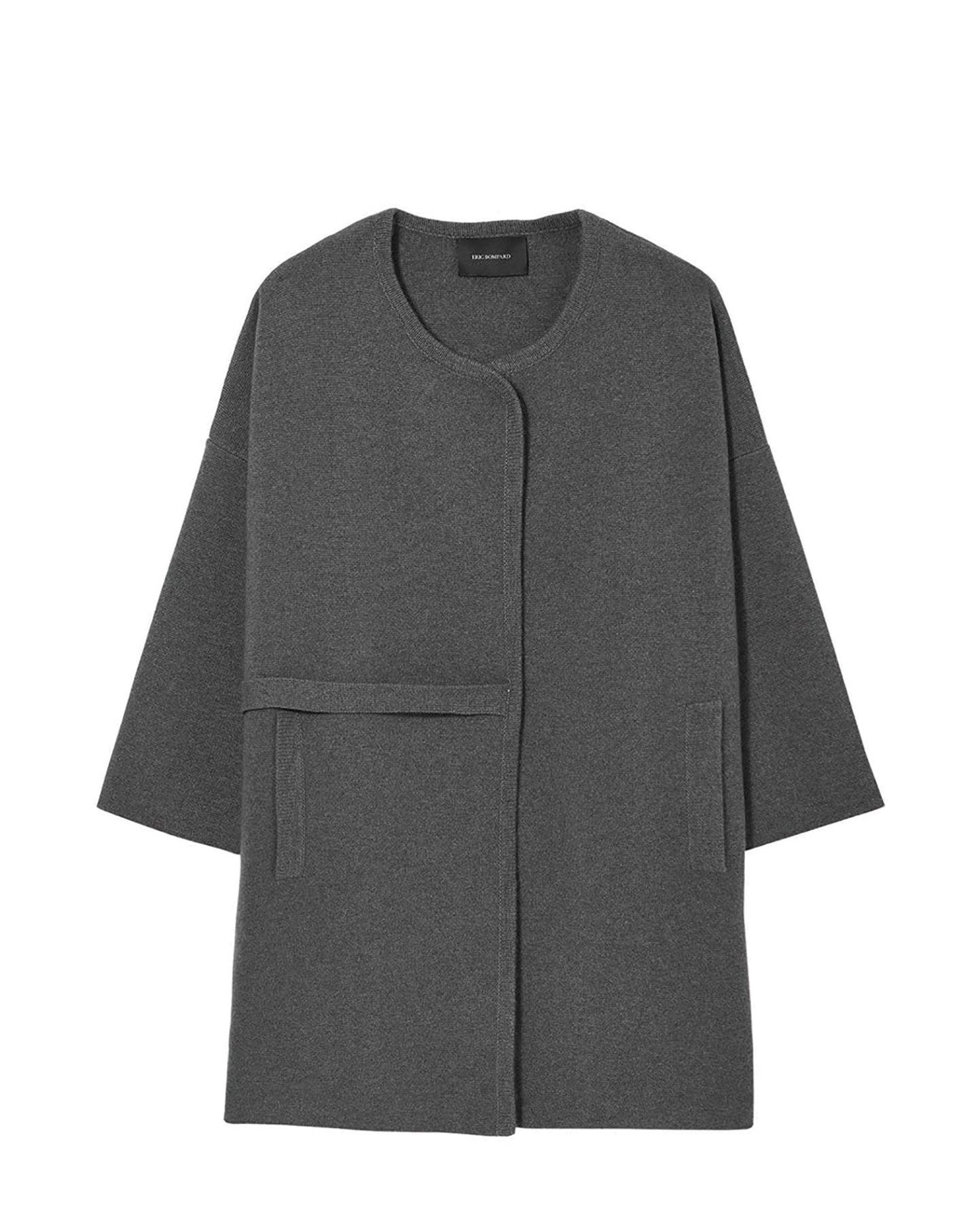 Manteau ample Milano en cachemire - Loup
