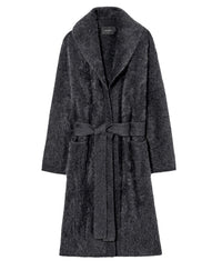 Manteau brossé en cachemire -  Loup