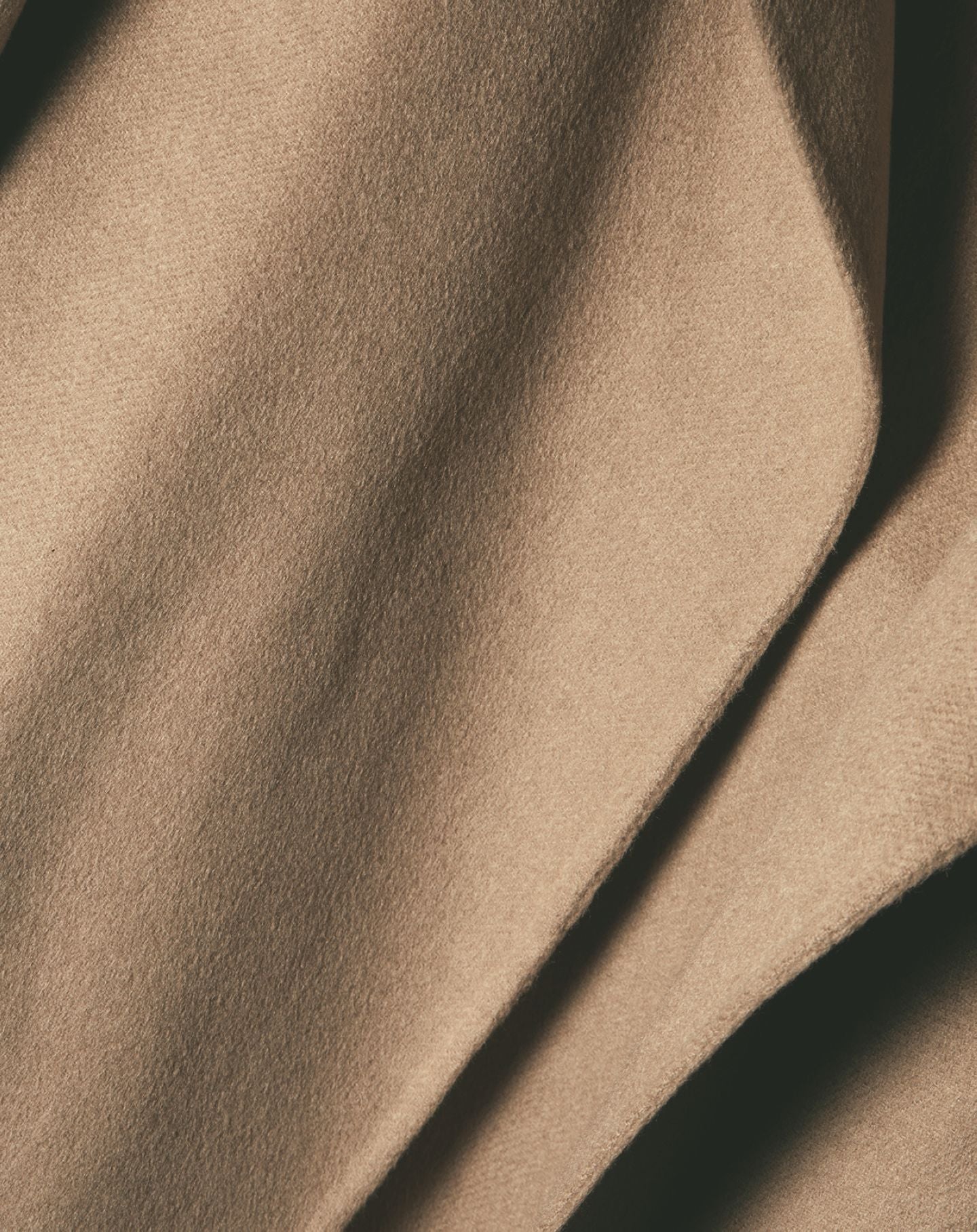 Double-sided coat with tailored cashmere collar - Coriandre