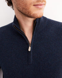 Casual cashmere trucker jumper - Taupe