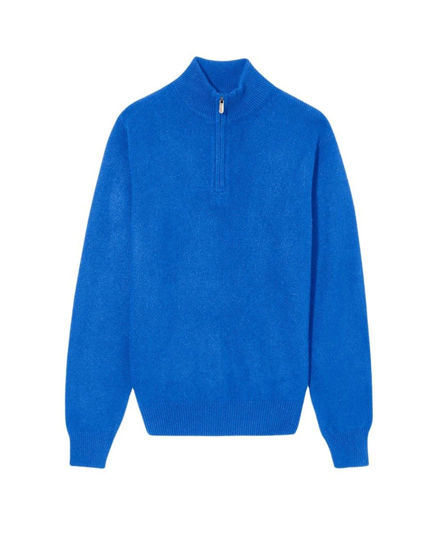Cashmere trucker jumper - Cobalt