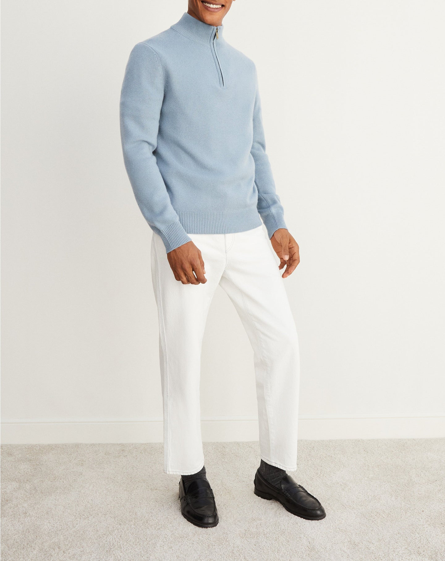 Cashmere trucker jumper - Cirrus